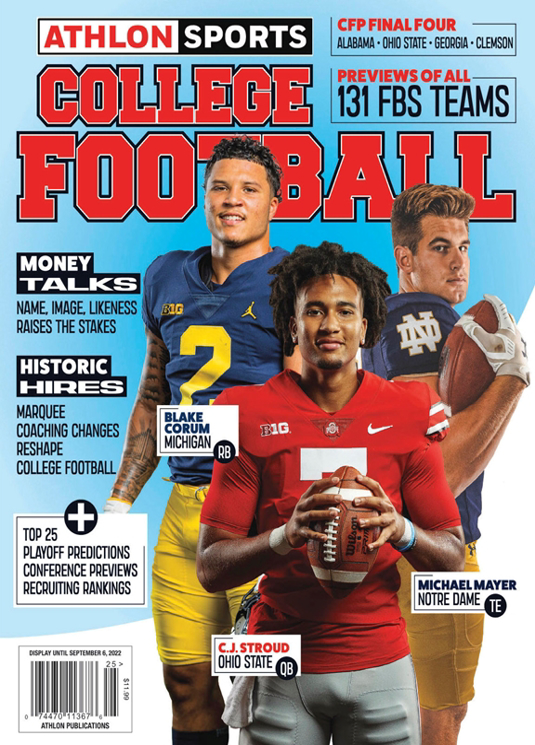 Athlon College Football Magazine Subscription Buy at Newsstand.co.uk