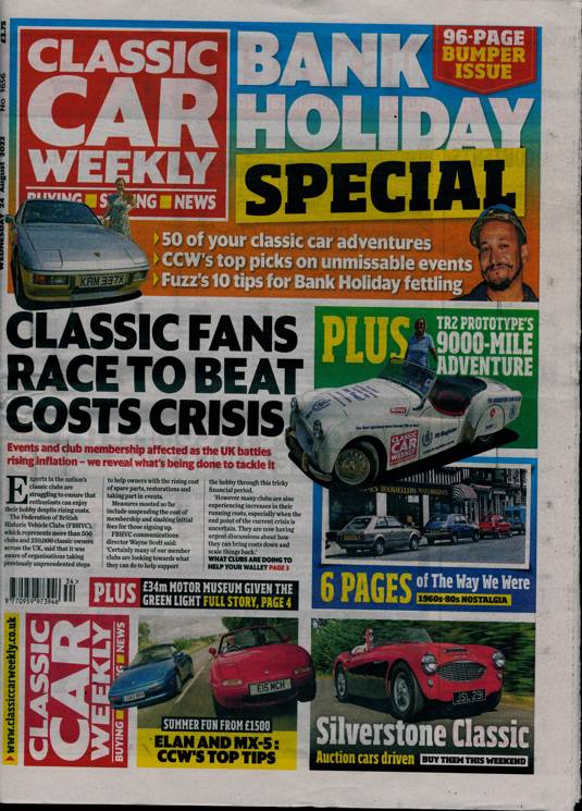 Classic Car Weekly Magazine Subscription Buy at Newsstand.co.uk