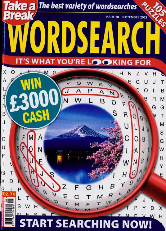 Take A Break Wordsearch Magazine Subscription Buy At Newsstand co uk Wordsearch