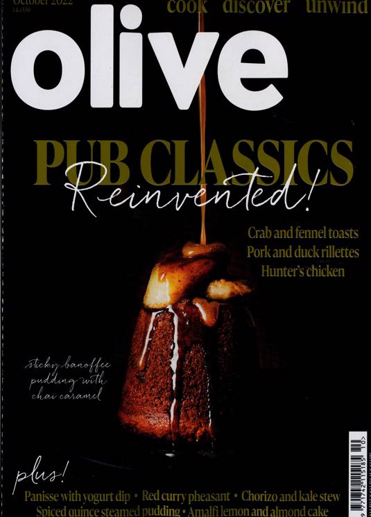 Olive Magazine Subscription Buy at Newsstand.co.uk Cooking & Food