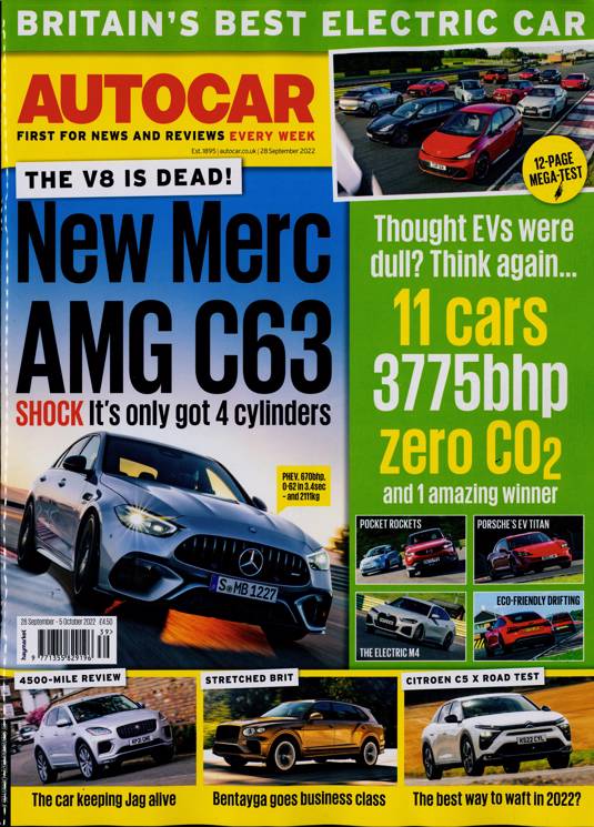 Autocar Magazine Subscription Buy at Newsstand.co.uk General Car