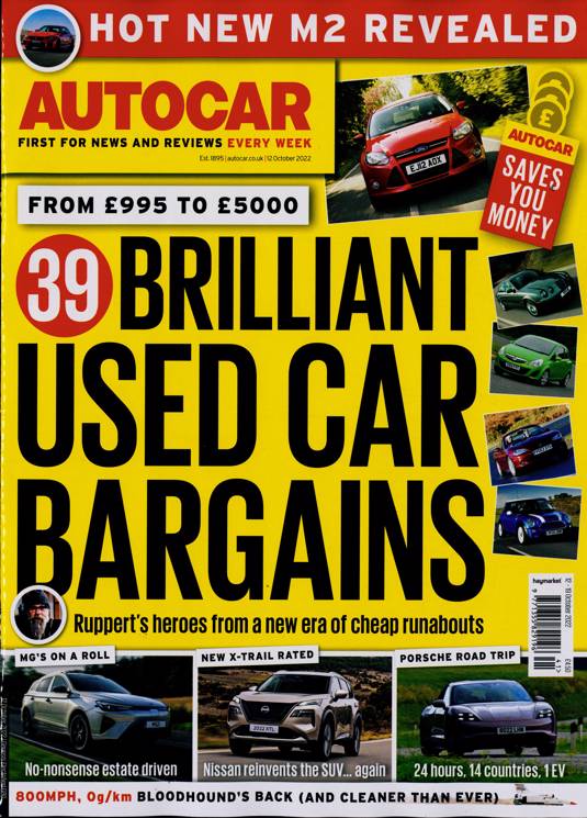 Autocar Magazine Subscription Buy at Newsstand.co.uk General Car