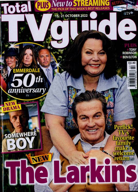 Total Tv Guide England Magazine Subscription Buy at Newsstand.co.uk