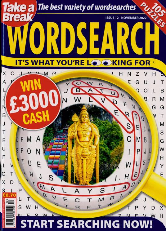 Take A Break Wordsearch Magazine Subscription Buy At Newsstand co uk Wordsearch