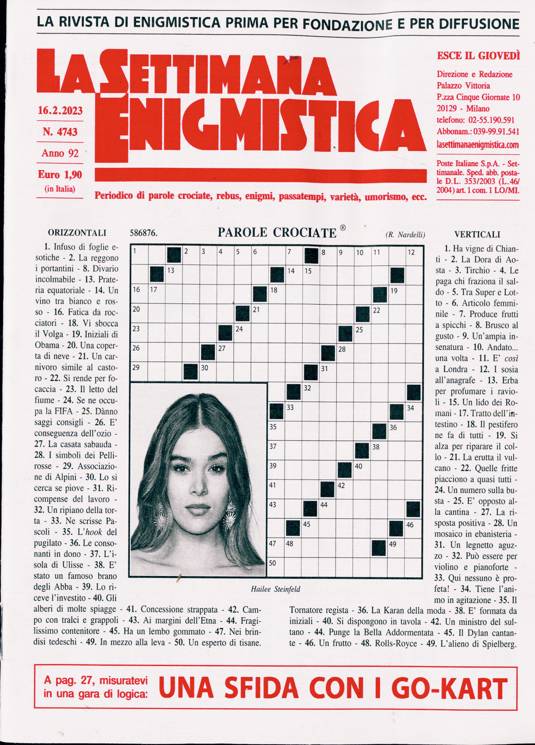 La Settimana Enigmistica Magazine Subscription, Buy at