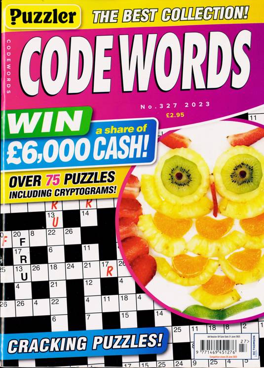 Puzzler Codewords Magazine Subscription | Buy at Newsstand.co.uk | Codeword