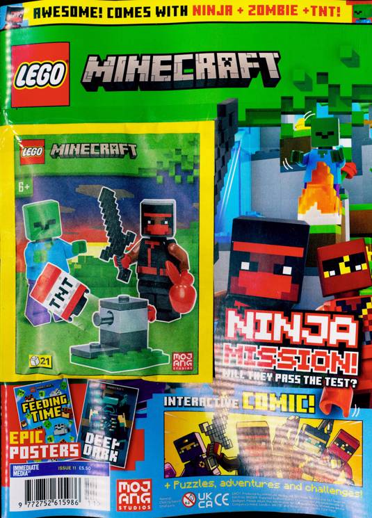 Morning inch manipulate Lego Minecraft Magazine Subscription | Buy at Newsstand.co.uk | Primary Boys