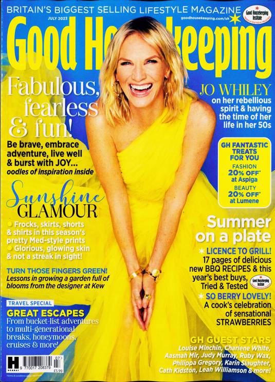 Good Housekeeping top UK women's monthly lifestyle print magazine