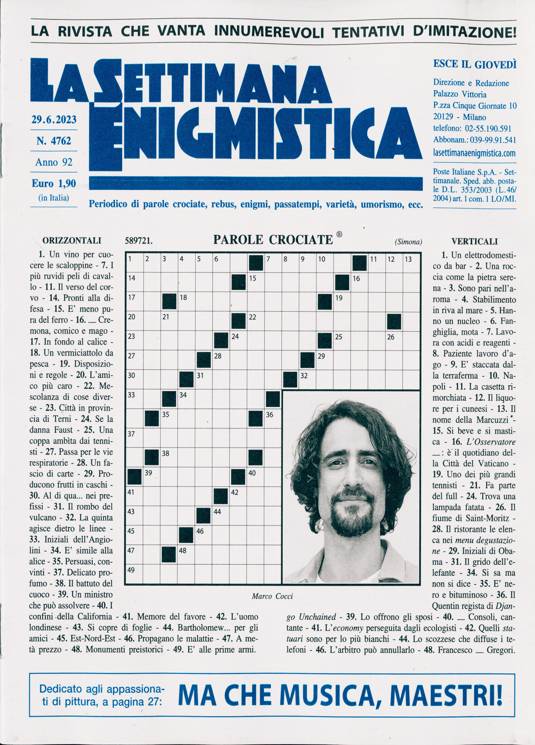 La Settimana Enigmistica Magazine Subscription, Buy at