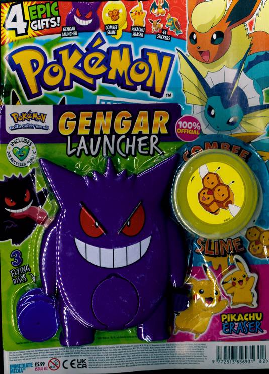 Pokemon Magazine Subscription Buy at Newsstand.co.uk General