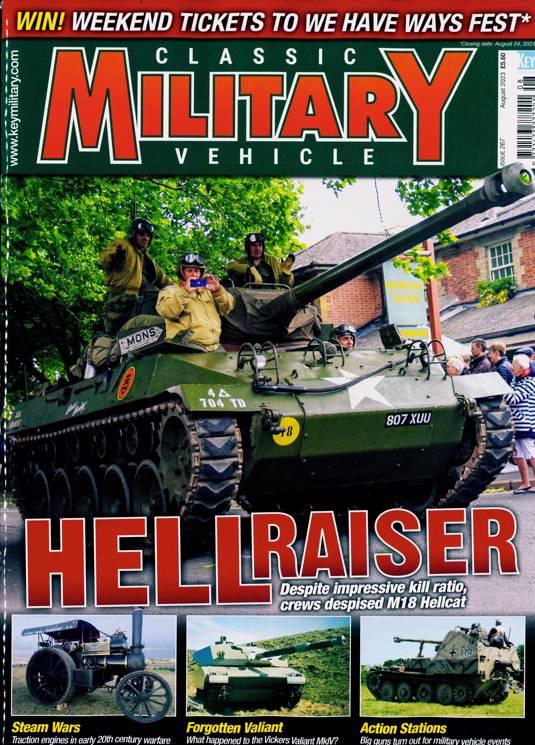 Classic Military Vehicle Magazine Subscription Buy at Newsstand.co.uk