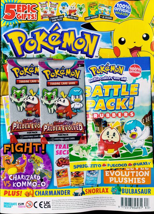 Pokemon Magazine Subscription Buy at Newsstand.co.uk General