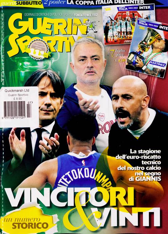 From the Italian magazine Guerin sportivo, a page with the