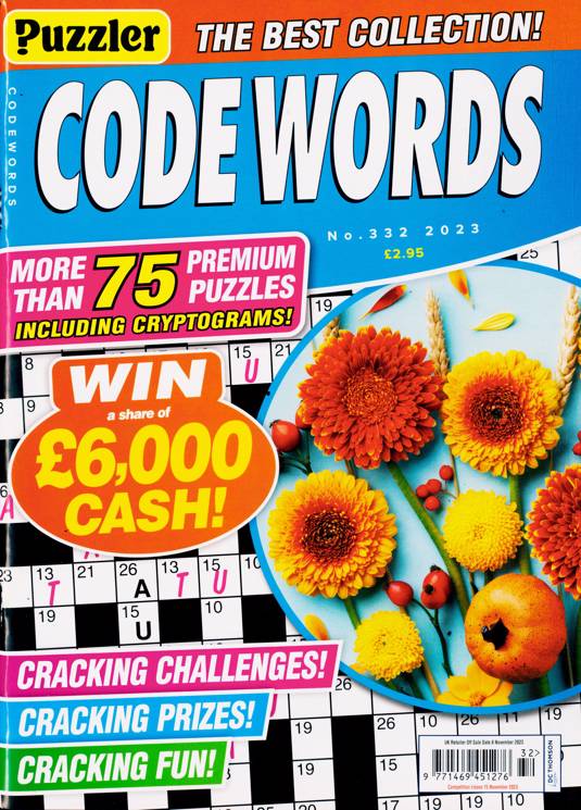 Puzzler Codewords Magazine Subscription | Buy at Newsstand.co.uk | Codeword