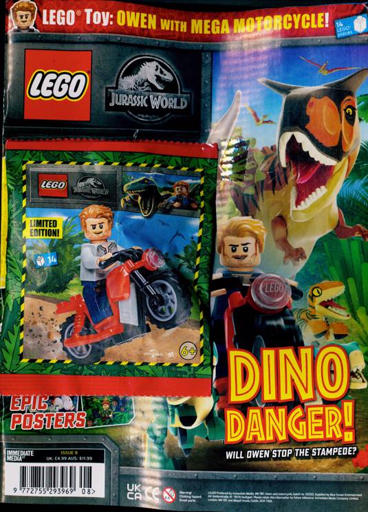 Jurassic world shop lego magazine