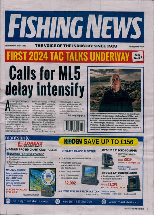 Fishing News Magazine Subscription, Buy at