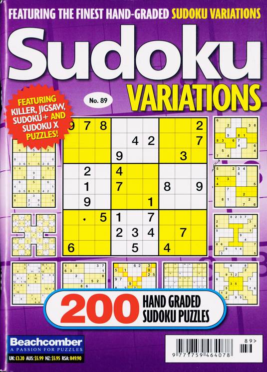Sudoku Variants - play free sudoku variations online 