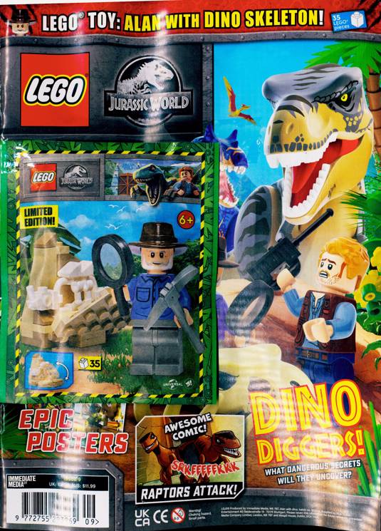 Jurassic world magazine lego deals