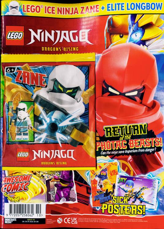 Building Kit Lego Ninjago - Zane's Ice Dragon, Posters, gifts, merchandise