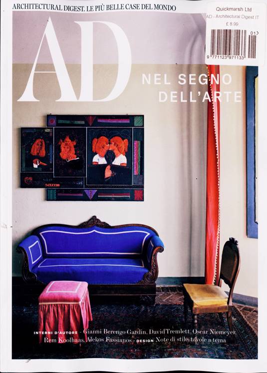 Architectural Digest Italian Magazine Subscription Buy at Newsstand.co.uk Italian