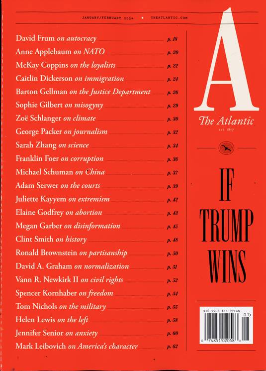 The Atlantic Magazine Subscription Buy at Newsstand.co.uk Intl Current Affairs