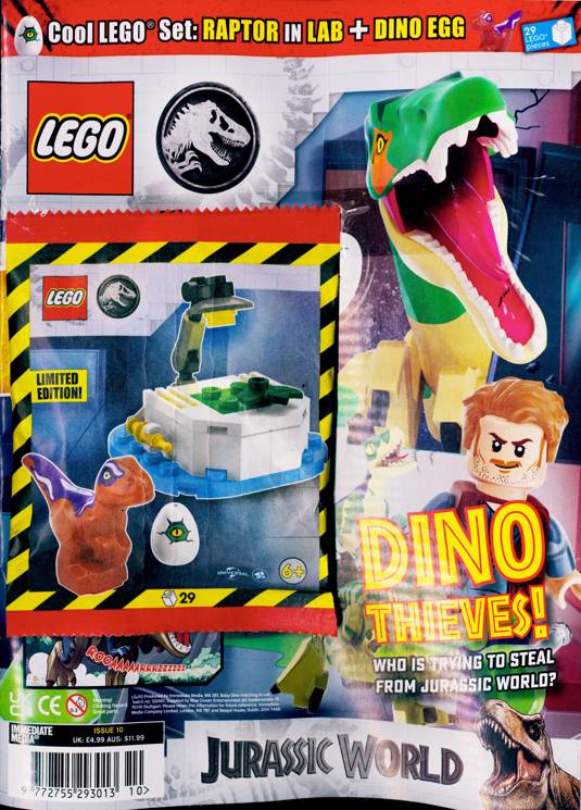 Jurassic world magazine lego deals