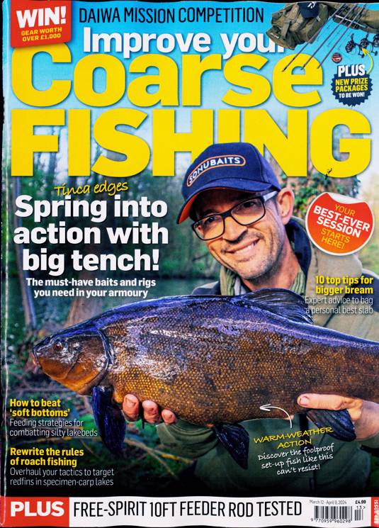 Improve Your Coarse Fishing Magazine Subscription, Buy at