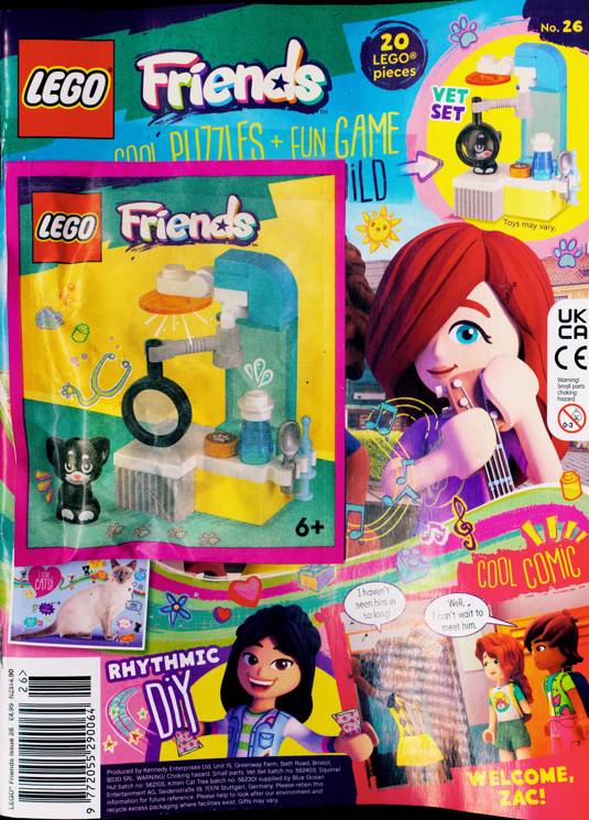 Lego Friends Magazine Subscription Buy at Newsstand Lego