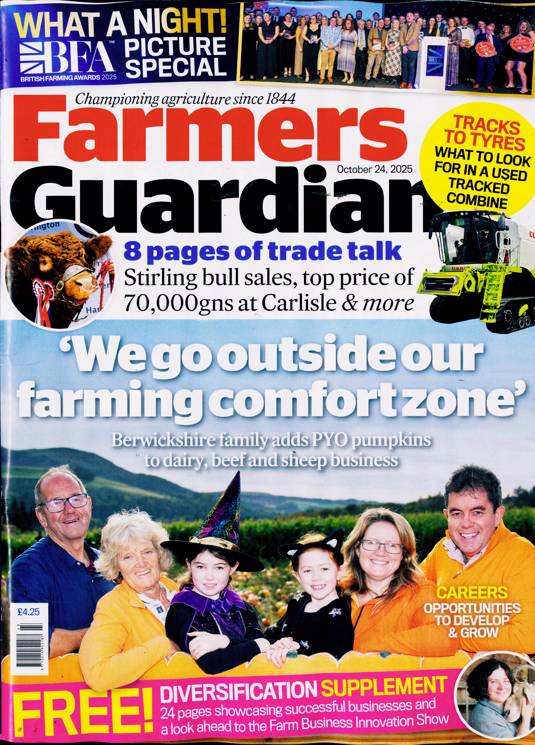 Farmers Guardian Magazine Subscription Buy At Newsstand co uk 